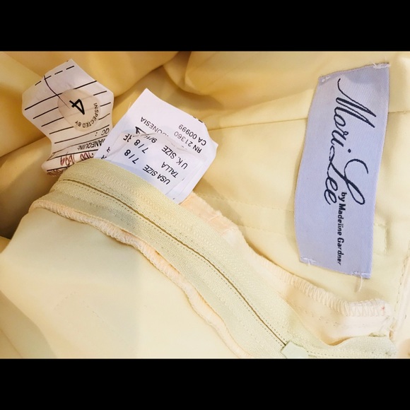Mori Lee Yellow Belle-like Prom Dress - Picture 8 of 8